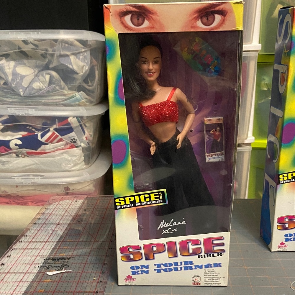 Spice Girls Doll with Red Top and Black Skirt